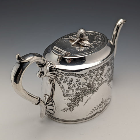 約 1900 年英國古董鍍銀茶壺 James Deakin & Sons